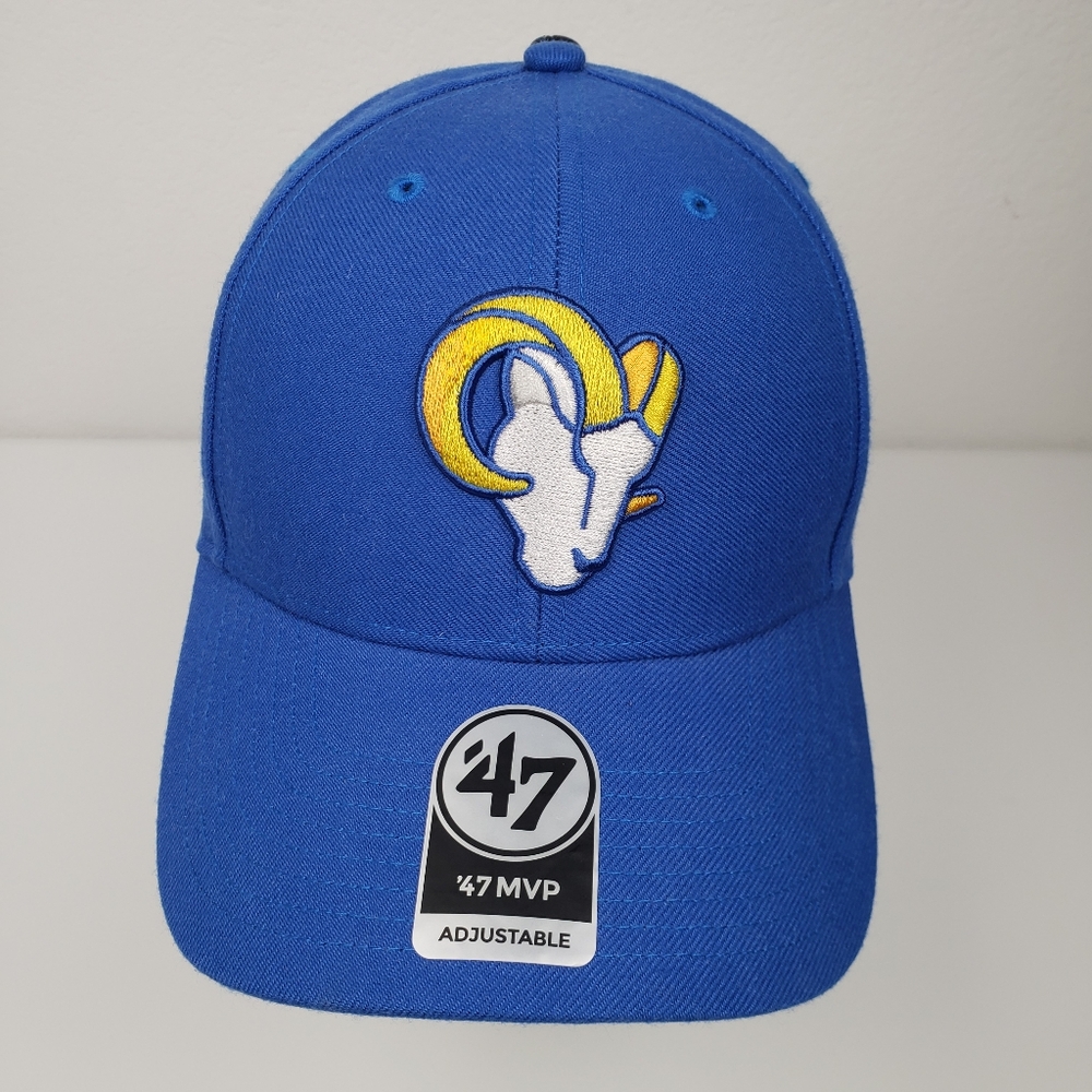 '47 MVP Los Angeles Rams Adjustable Hat Royal Blue
